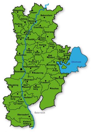 Karte Maschinenring Rosenheim e.V.